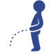 Poor flow of urine